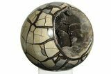 Polished, Septarian Geode Sphere - Madagascar #230418-2